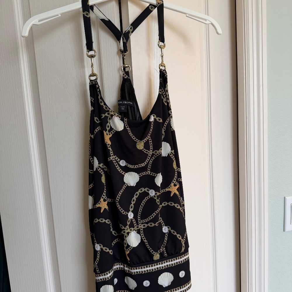 Boston Proper Hardware Racerback Top